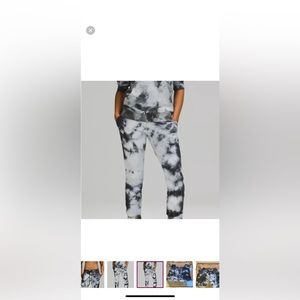 Lululemon tie dye warm down jogger